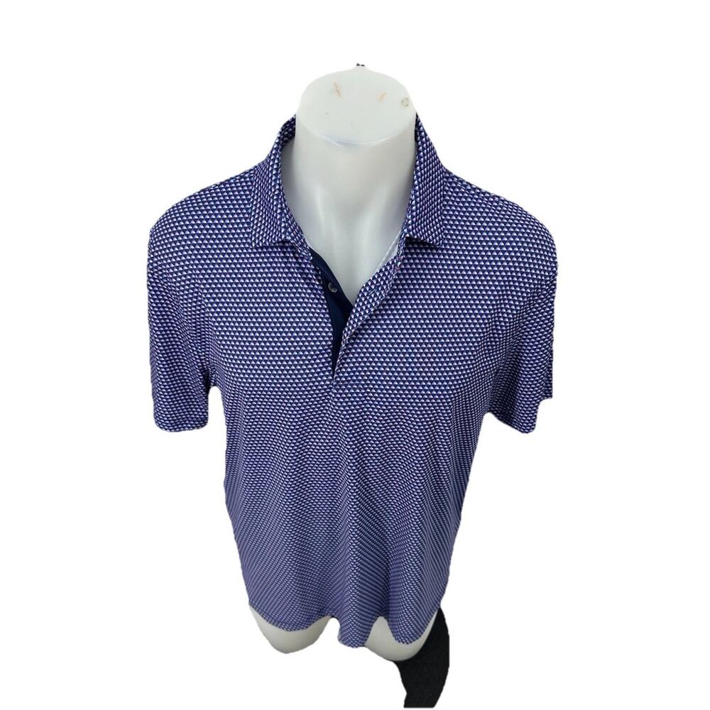 Maelreg Performance Polo Shirt Men's Large Golf Stretch Short Sleeve Golf L39